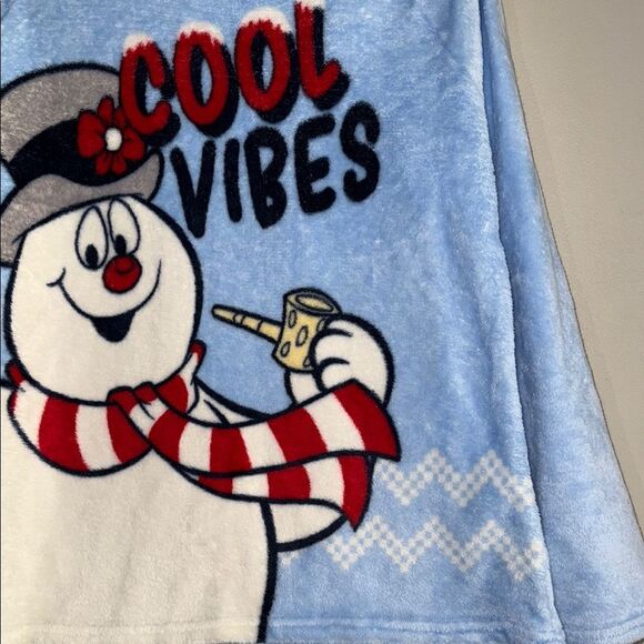 Blue and White Graphic Sleep Sweatshirt Cool Vibes - Picture 3 of 7